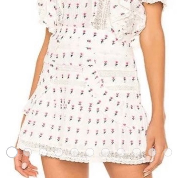 LoveShackFancy Dresses & Skirts - LoveShackFancy Embroidered Mini Skirt - Sz 2